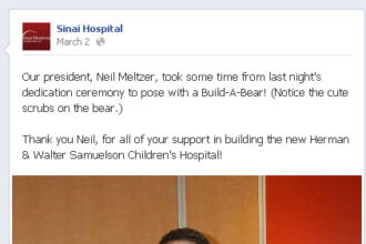 Neil Meltzer Sinai Hospital