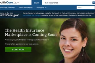 healthcare.gov homepage